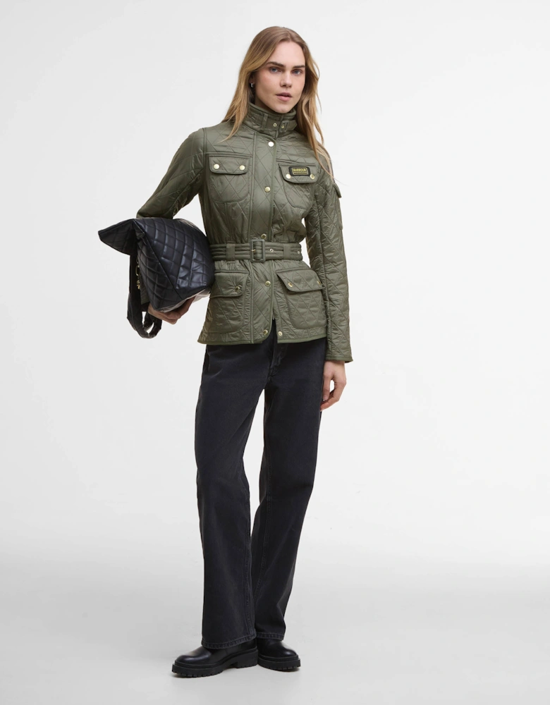 Womens Polarquilt Jacket - Dusky Khaki