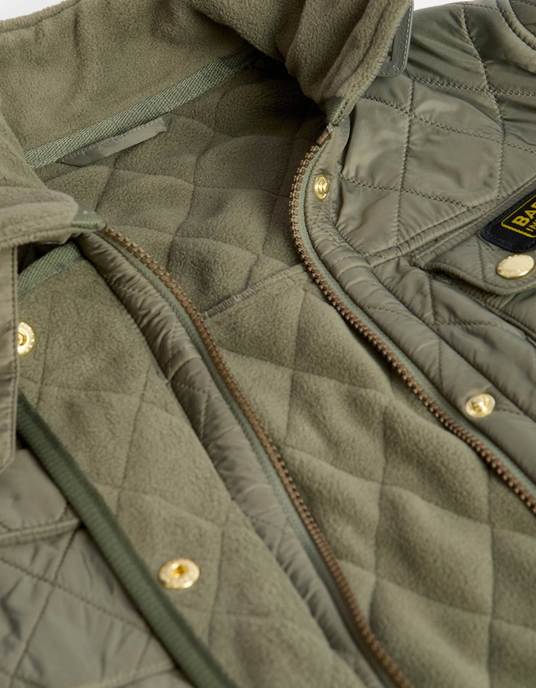 Womens Polarquilt Jacket - Dusky Khaki