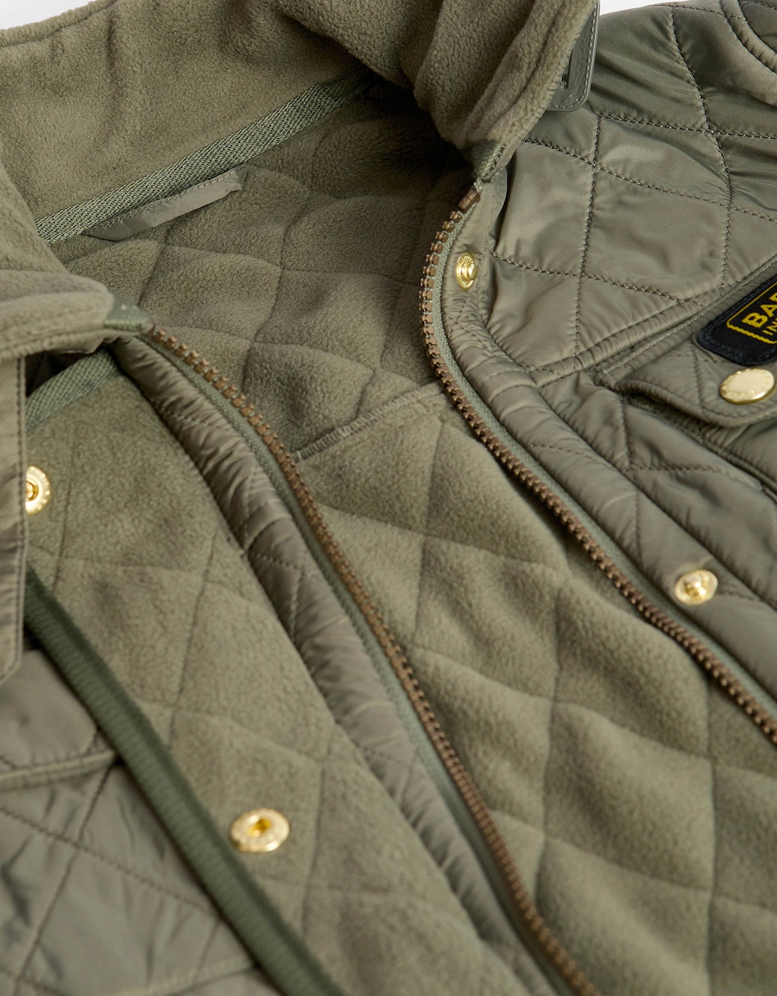 Womens Polarquilt Jacket - Dusky Khaki