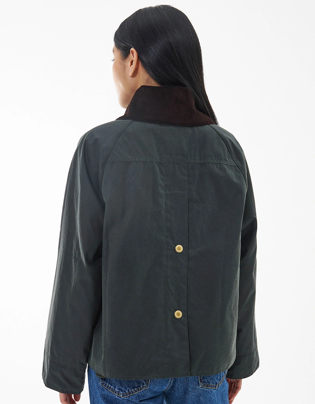 Catton Womens Wax Jacket - Sage/Ancient