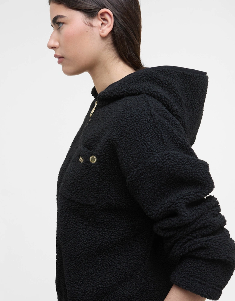 Lola Womens Fleece Hoodie - Black