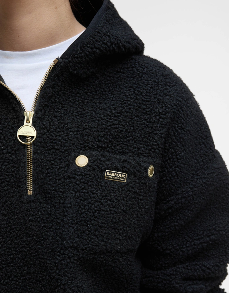 Lola Womens Fleece Hoodie - Black