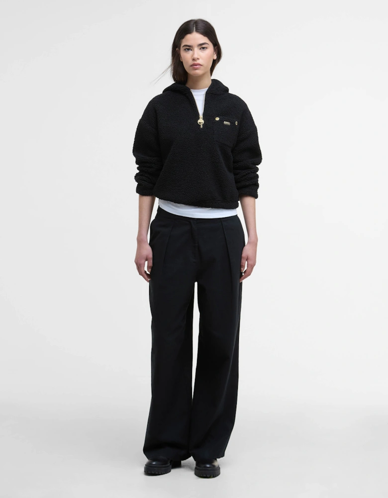 Lola Womens Fleece Hoodie - Black