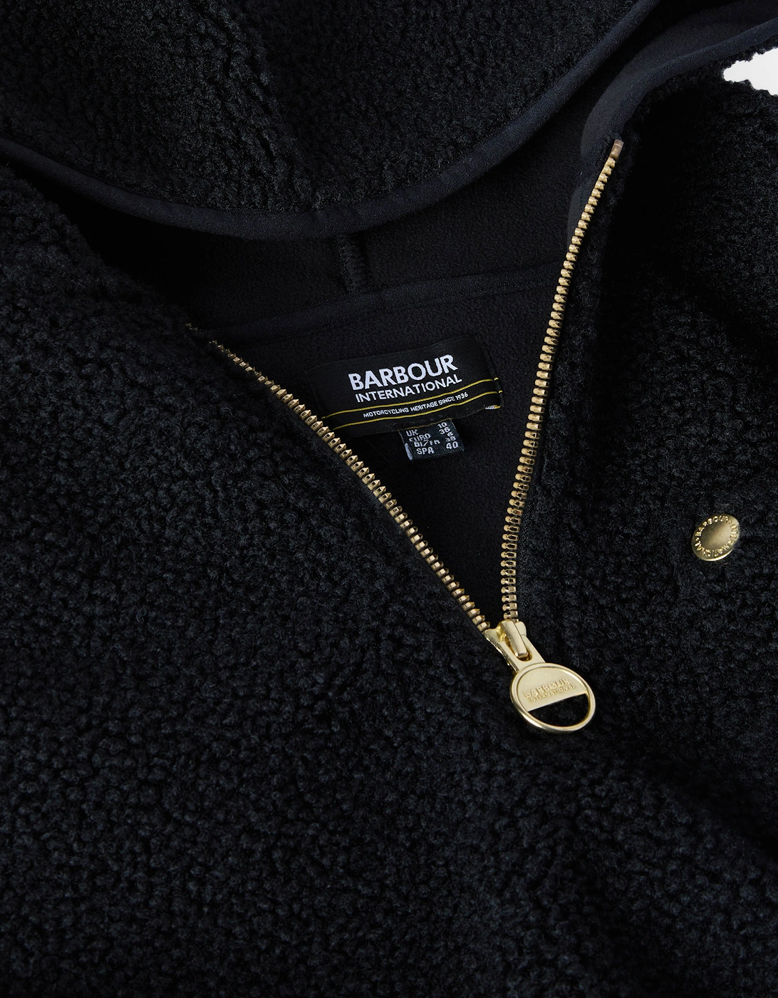 Lola Womens Fleece Hoodie - Black
