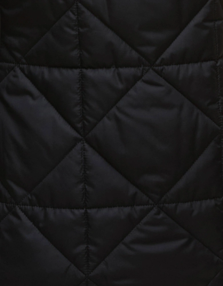 Kya Womens Quilted Sweat - Black