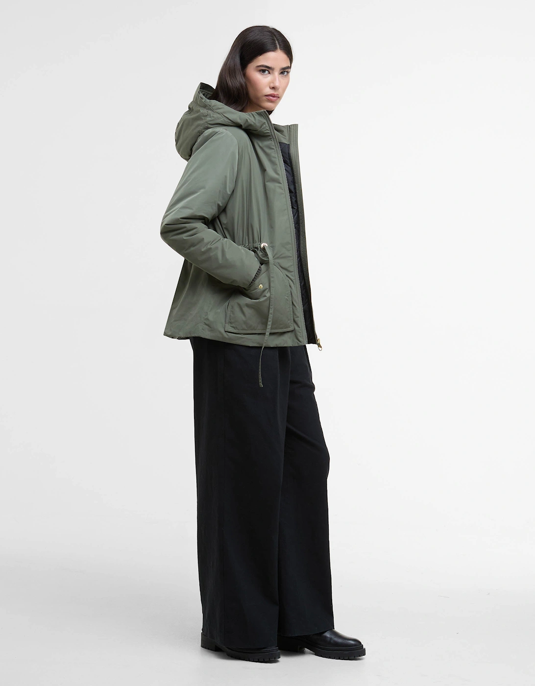 Winter Piper Womens Showerproof Jacket - Dusky Khaki