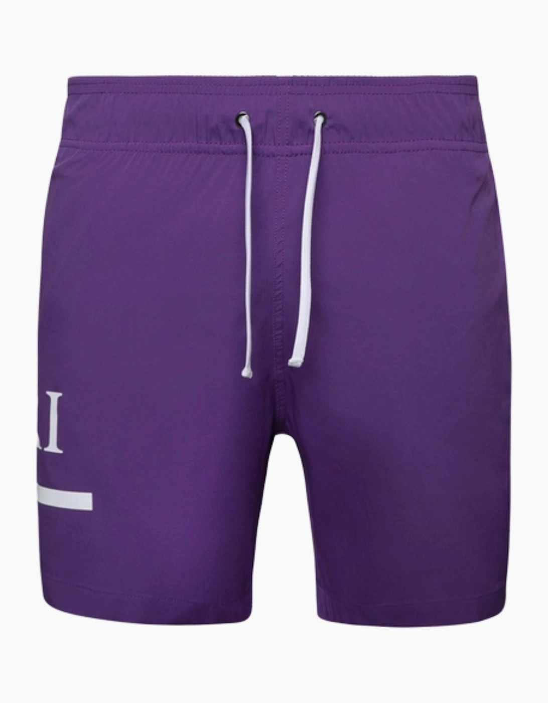 Amiri AMIRI MA BAR LOGO SWIM SHORTS PURPLE