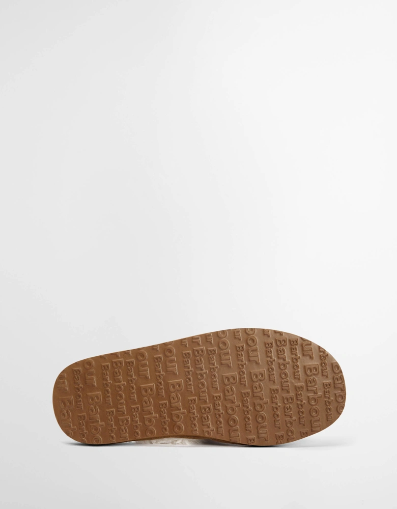 Claudia Womens Tartan Mule Slipper - Hessian Tartan