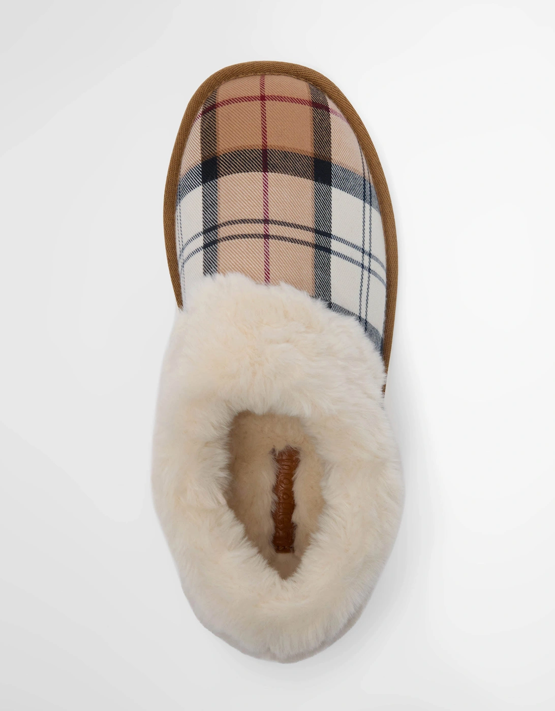 Eloise Womens Tartan Bootie Slipper - Hessian Tartan