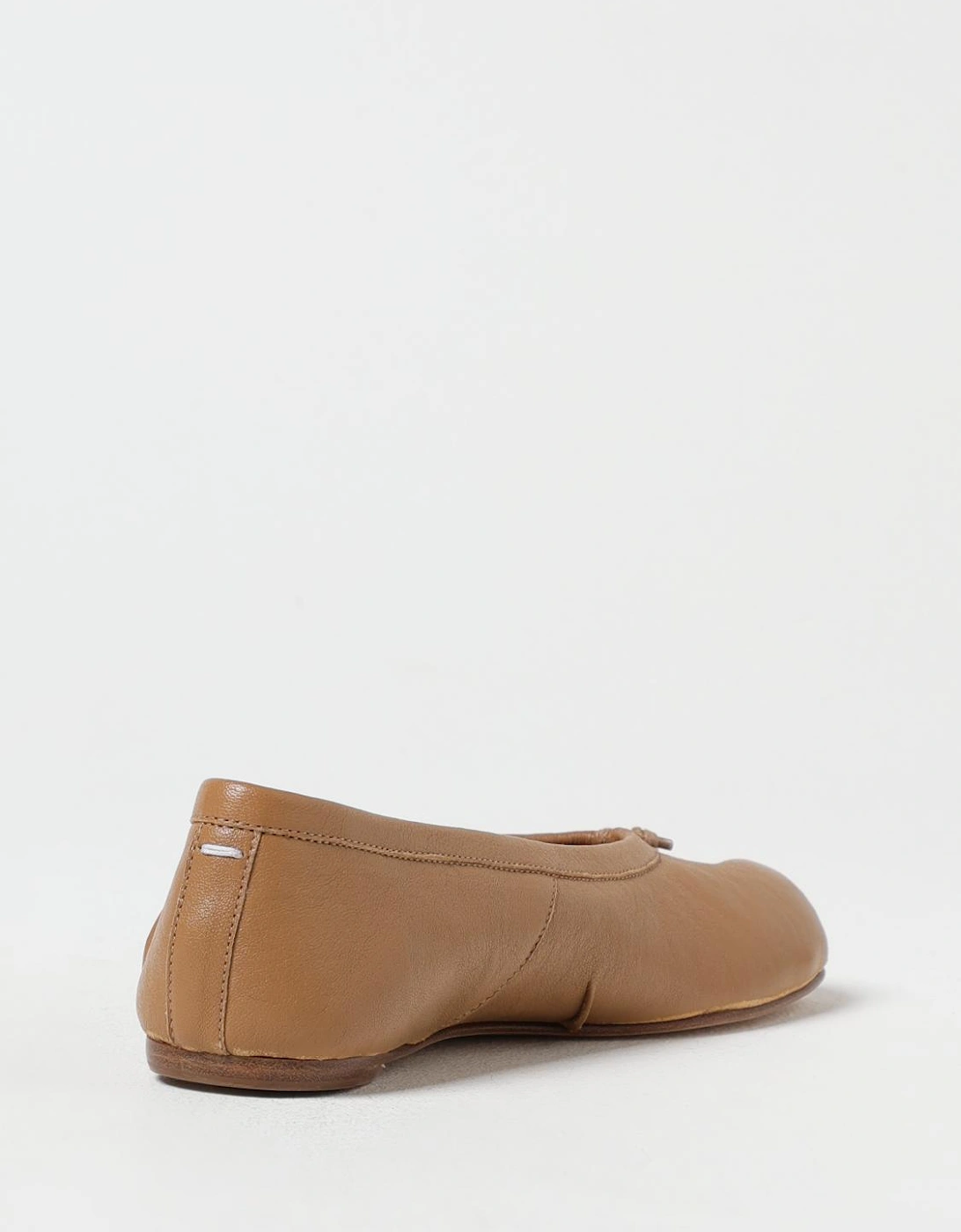 Elegant Split-Toe Leather Ballet Flats Comfortable Everyday Shoes