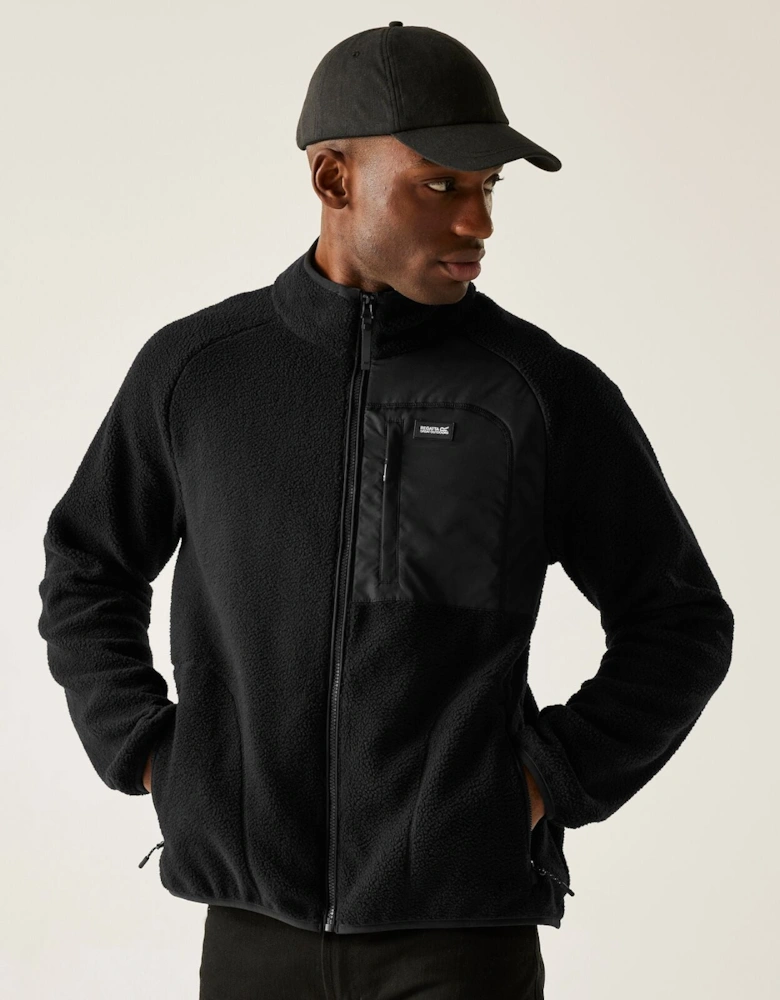 Mens Frankie Borg Full Zip Fleece