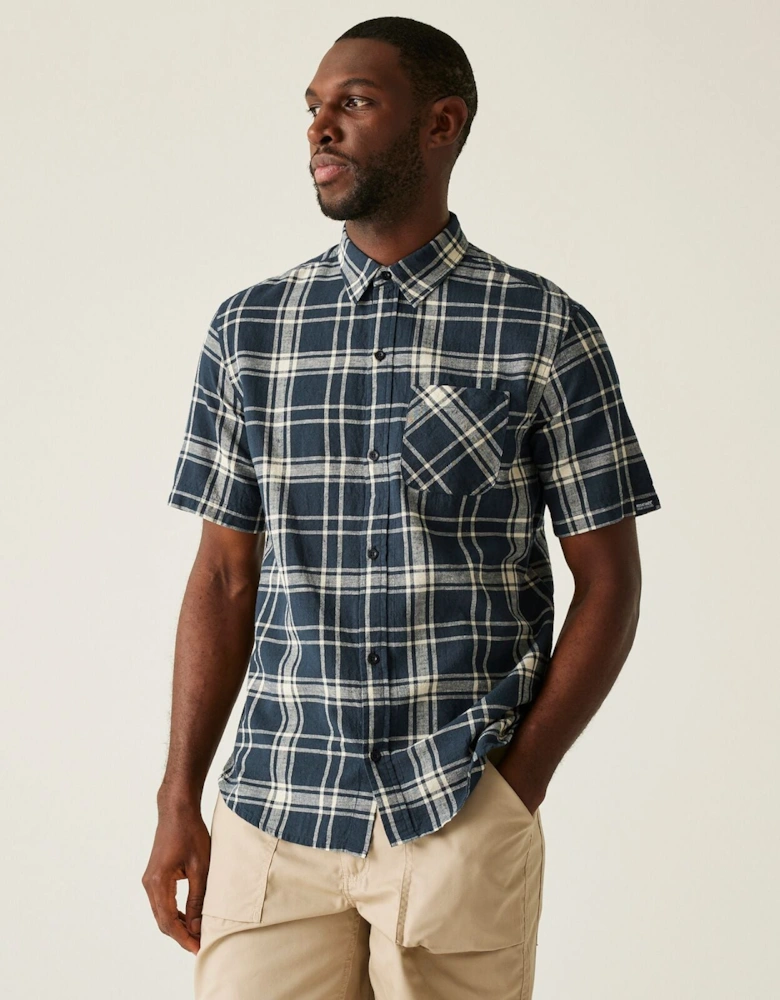 Mens Loran Shirt Short Sleeve Shirt