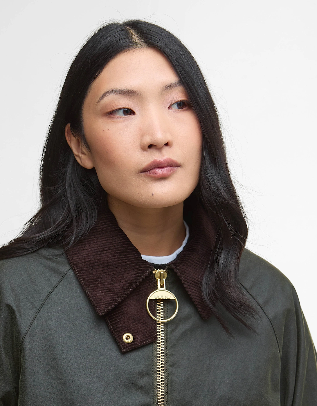 Luella Womens Wax Jacket - Fern/Ancient Tartan