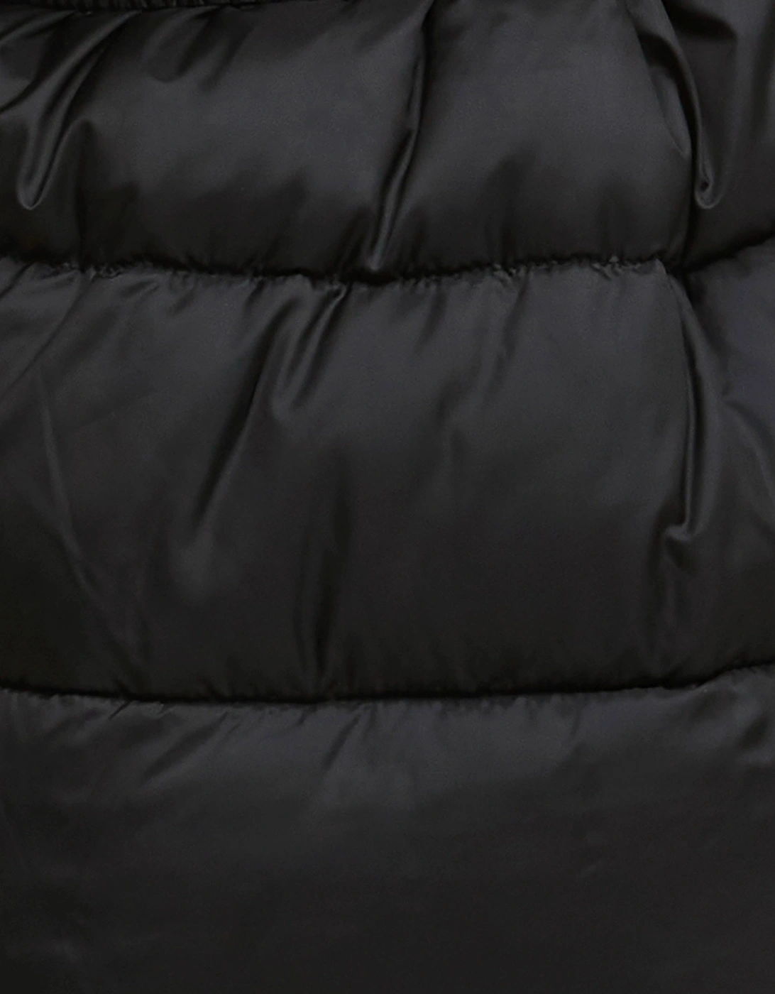 Short Track Line Womens Puffer Jacket - Black/Jasmine Leopard Print