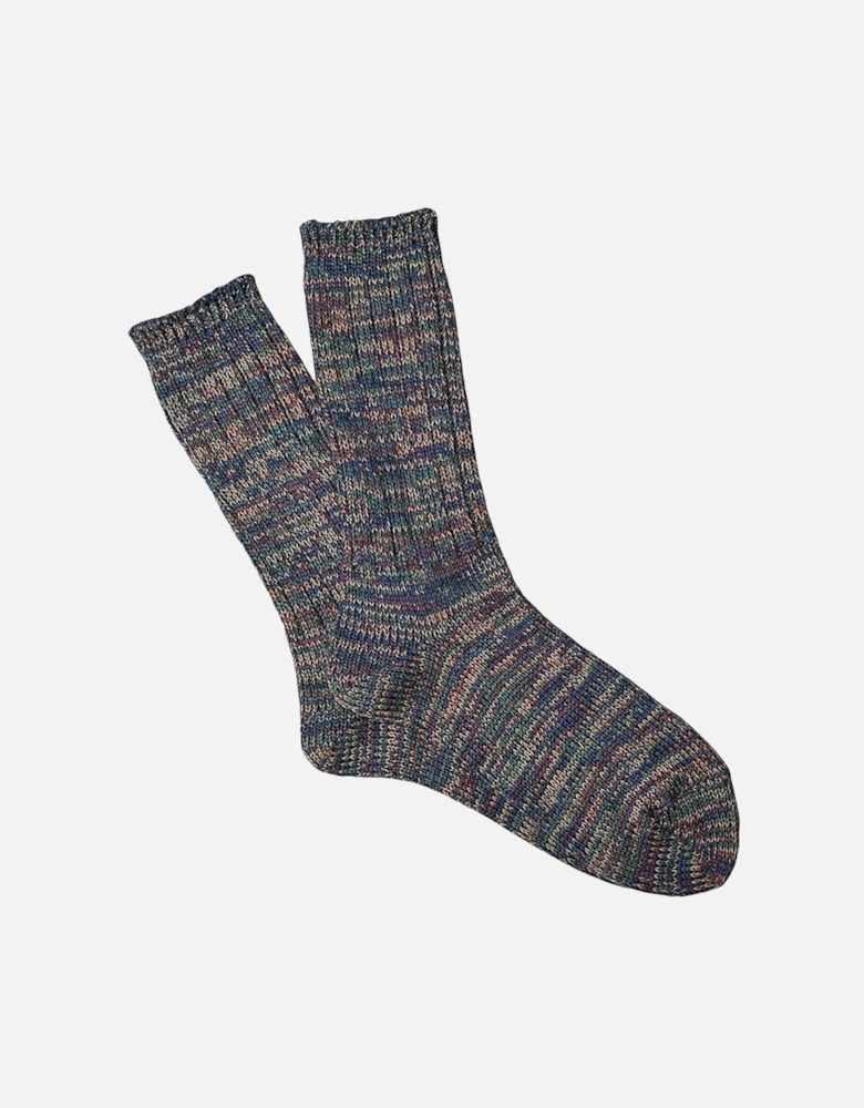 5 Colour Mix Crew Socks