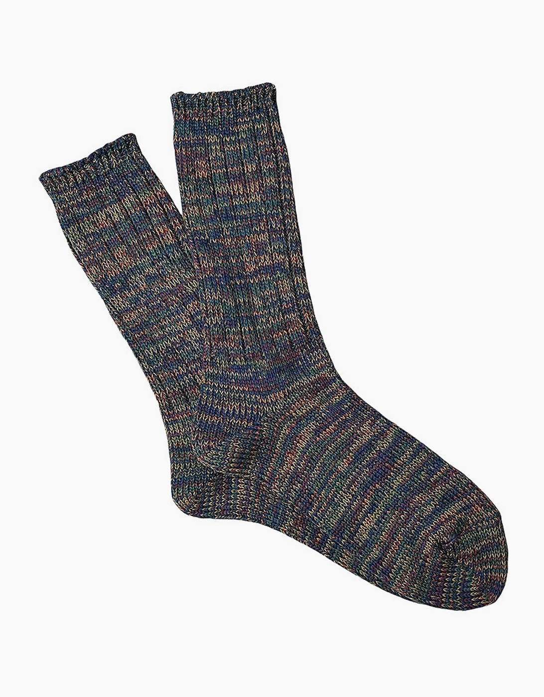 Anonymous Ism Men's Anonymous Ism 5 Colour Mix Crew Socks - Red