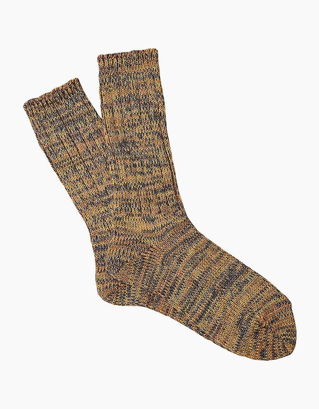 Anonymous Ism Men's Anonymous Ism 5 Colour Mix Crew Socks - Yellow