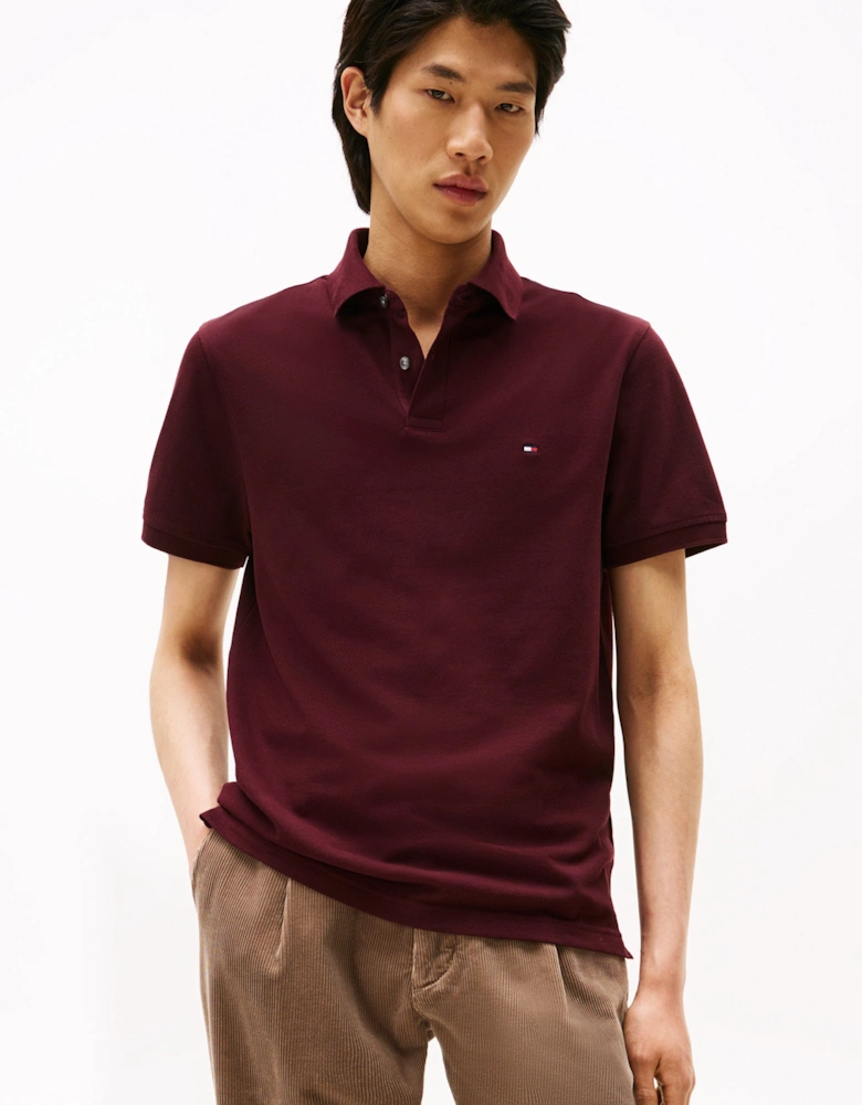 1985 Regular Fit Mens Polo - Deep Burgundy