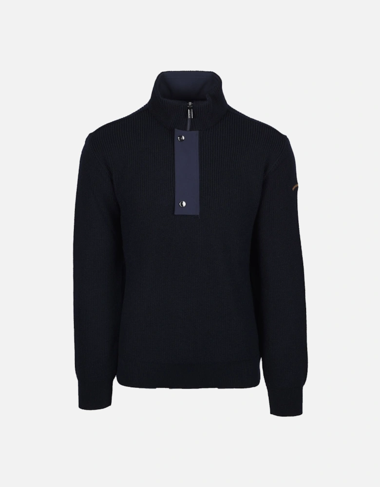 Half Zip Knitwear Navy