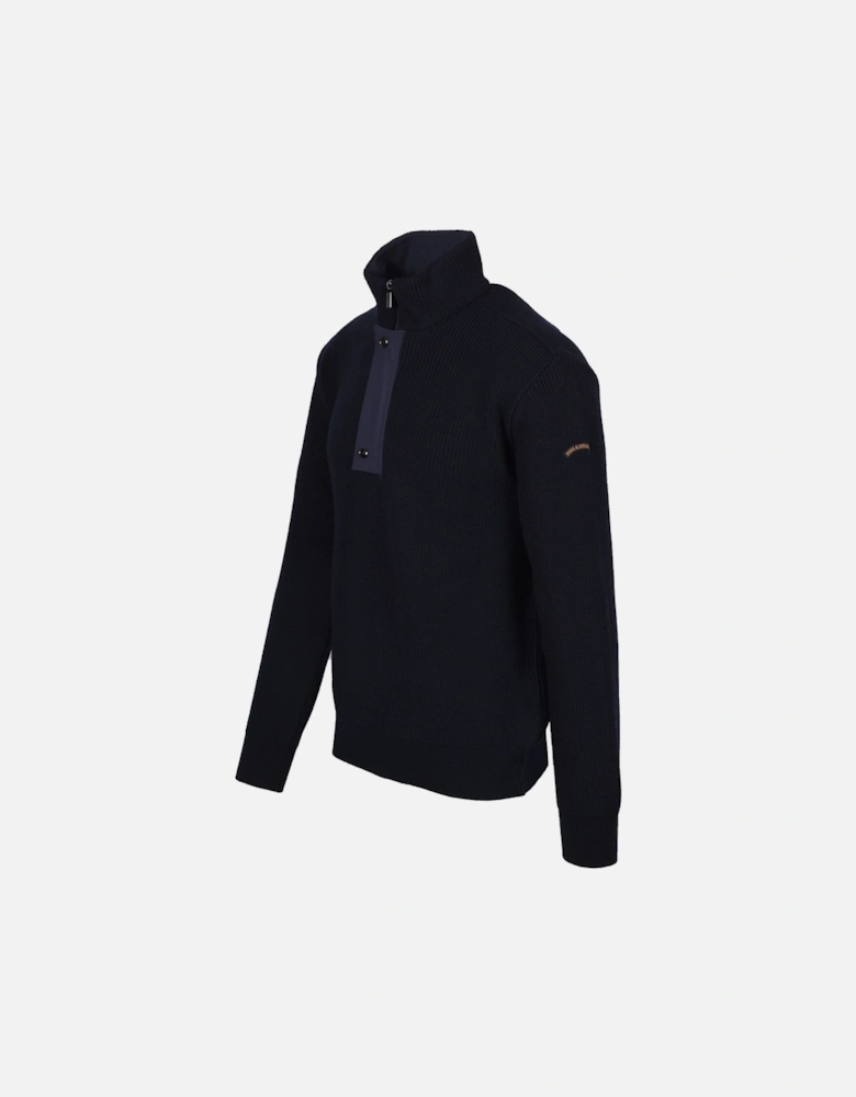 Half Zip Knitwear Navy