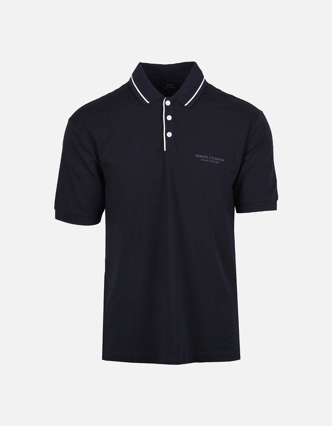 Jersey Polo Shirt Deep Navy, 4 of 3