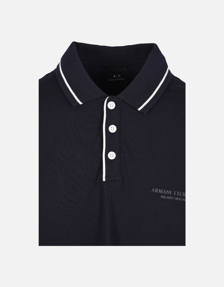 Jersey Polo Shirt Deep Navy