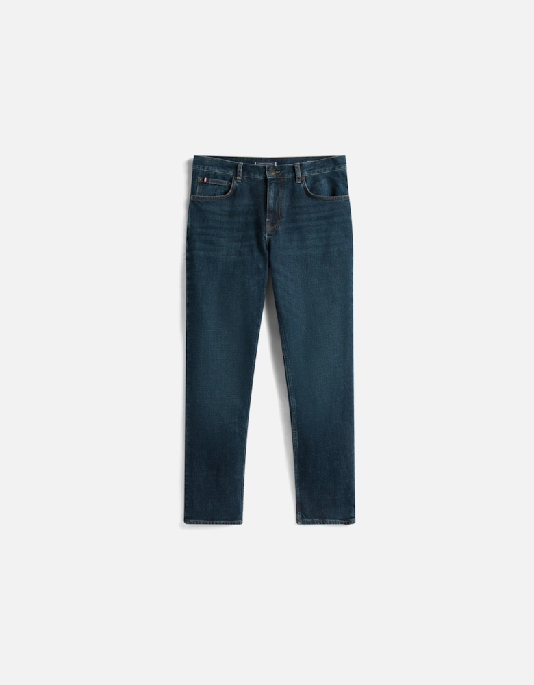 Denton Mens Straight Leg Jeans - Blacker Blue