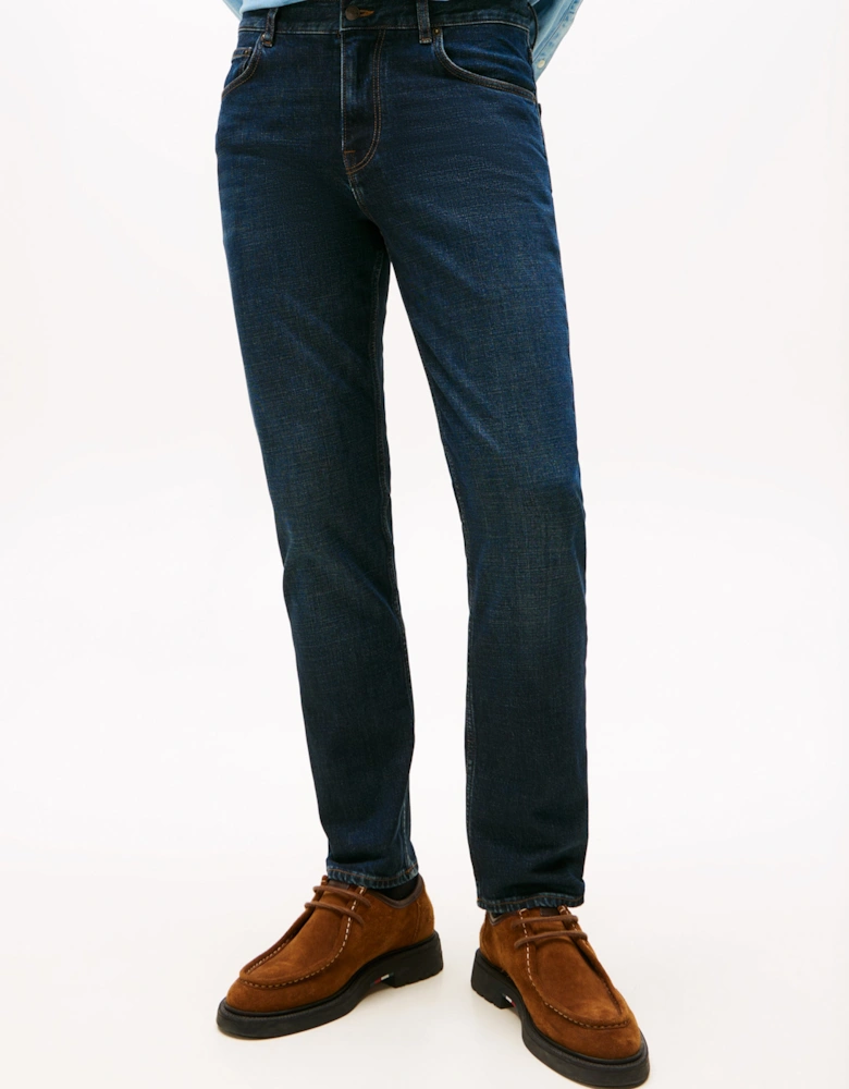 Denton Mens Straight Leg Jeans - Blacker Blue
