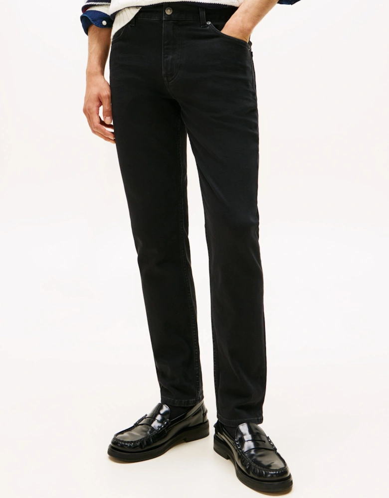 Denton Mens Straight Leg Jeans - Croft Black
