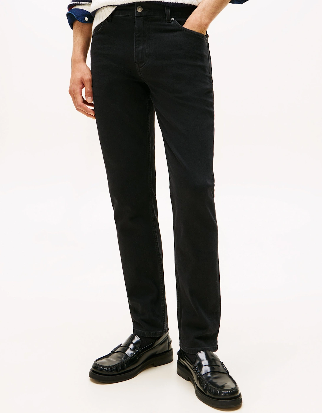 Denton Mens Straight Leg Jeans - Croft Black, 6 of 5