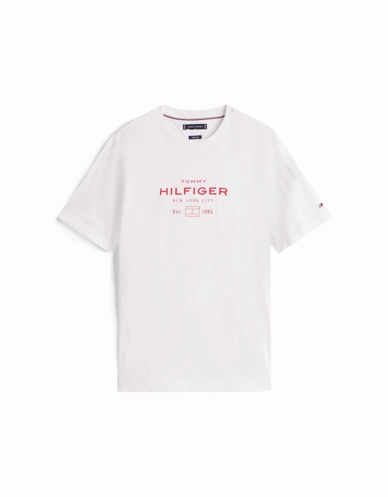 Stack Hilfiger Mens Graphic T-Shirt - White