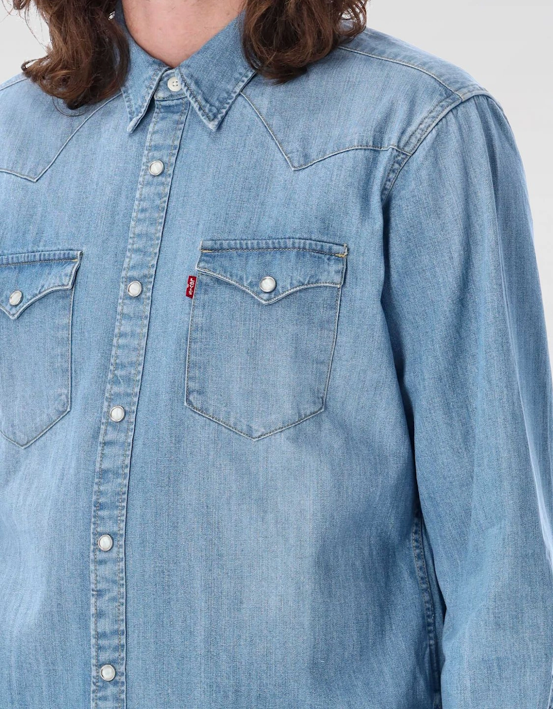 Denim Western Shirt 70s Style