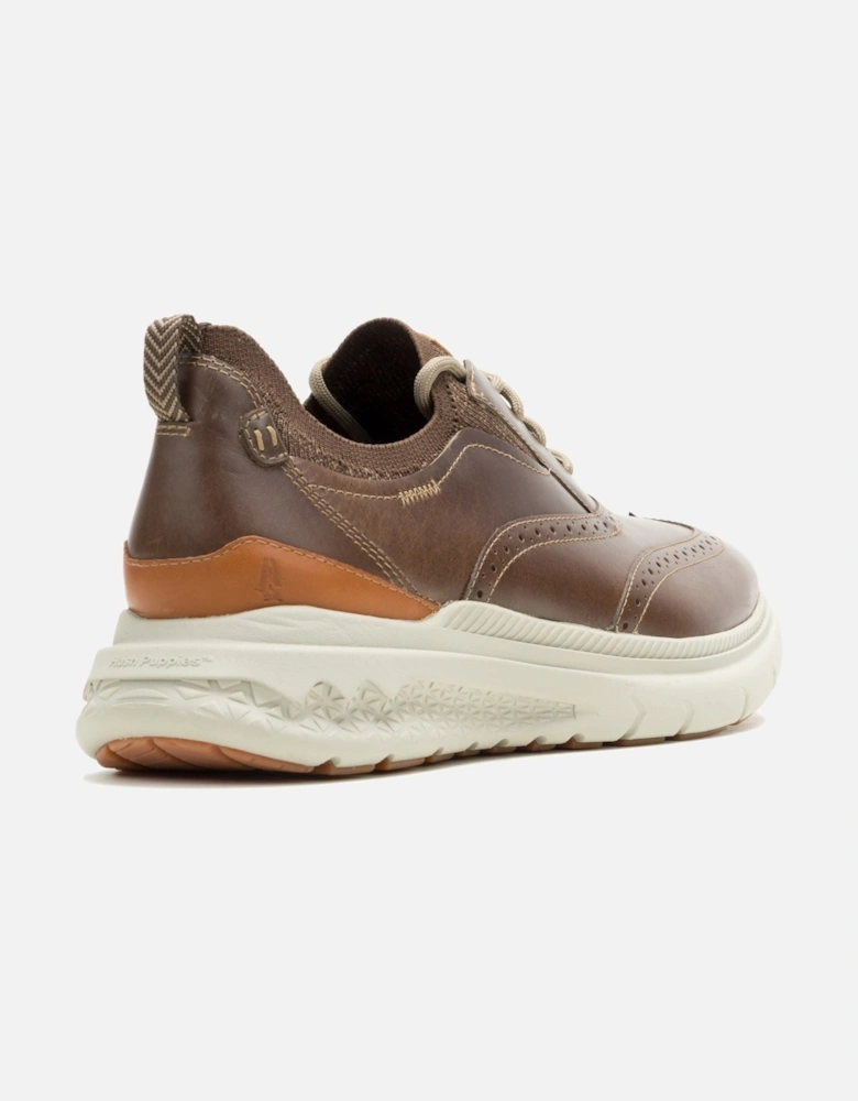 Excel Leather Men's Fossil Lace-Up Shoes