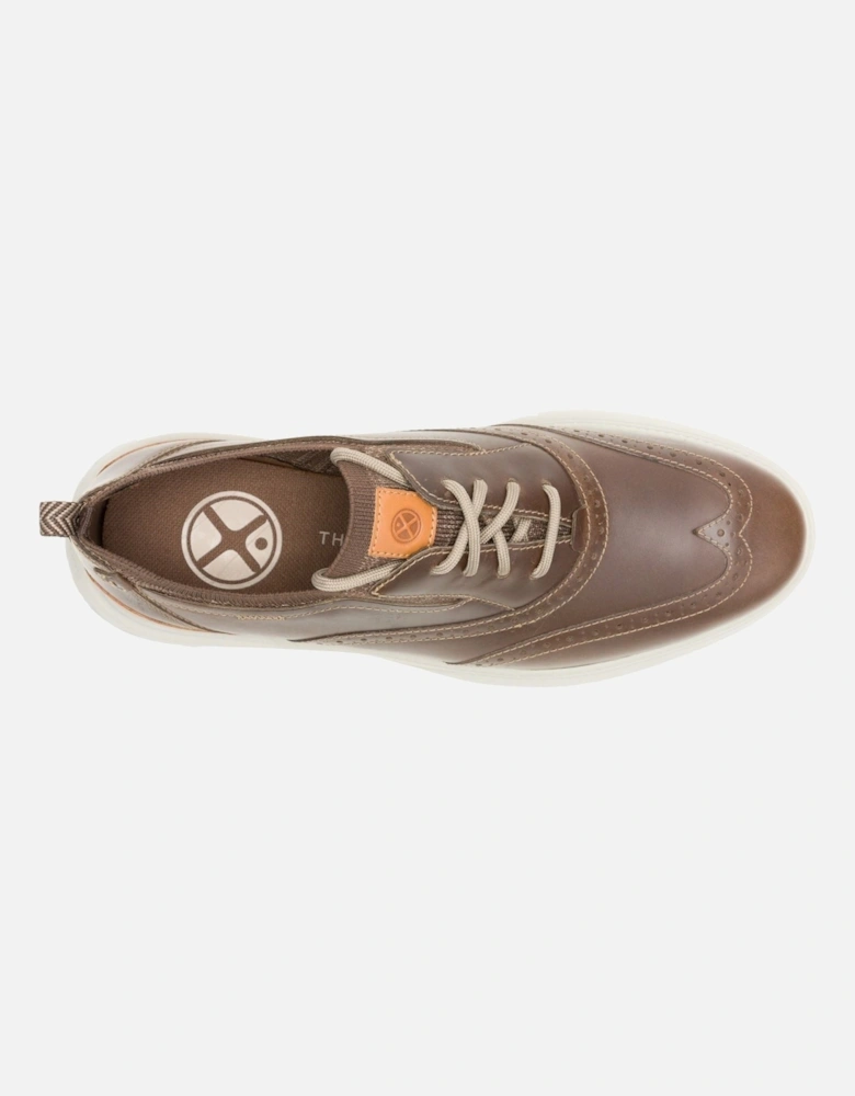 Excel Leather Men's Fossil Lace-Up Shoes