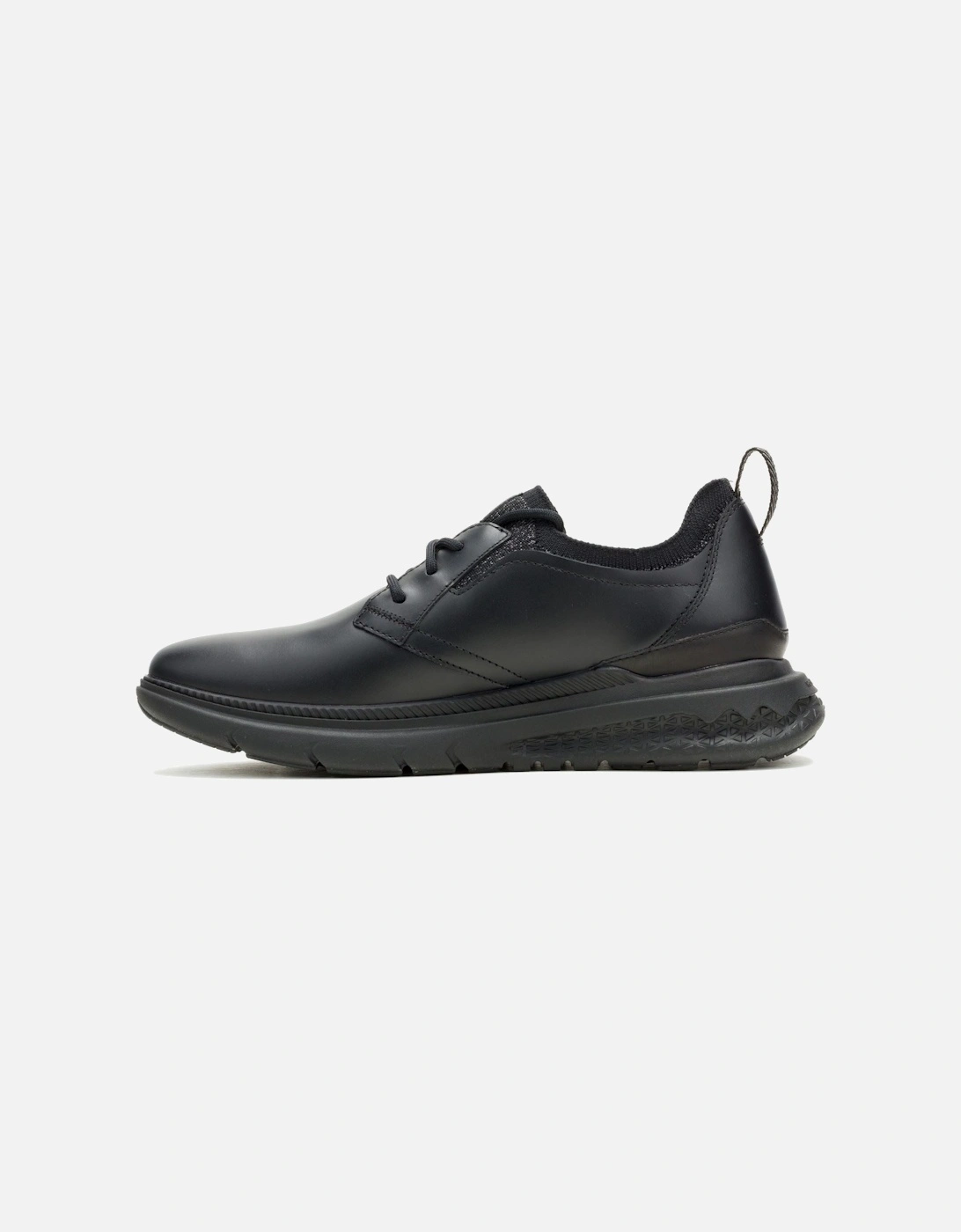 Excel Leather Men's Black/Black Lace-Up Shoes