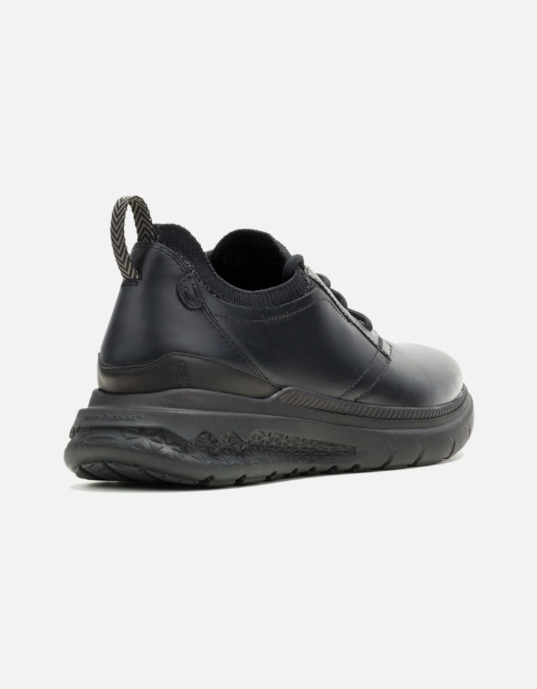 Excel Leather Men's Black/Black Lace-Up Shoes