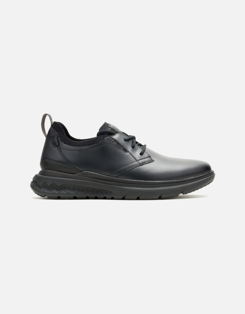 Excel Leather Men's Black/Black Lace-Up Shoes