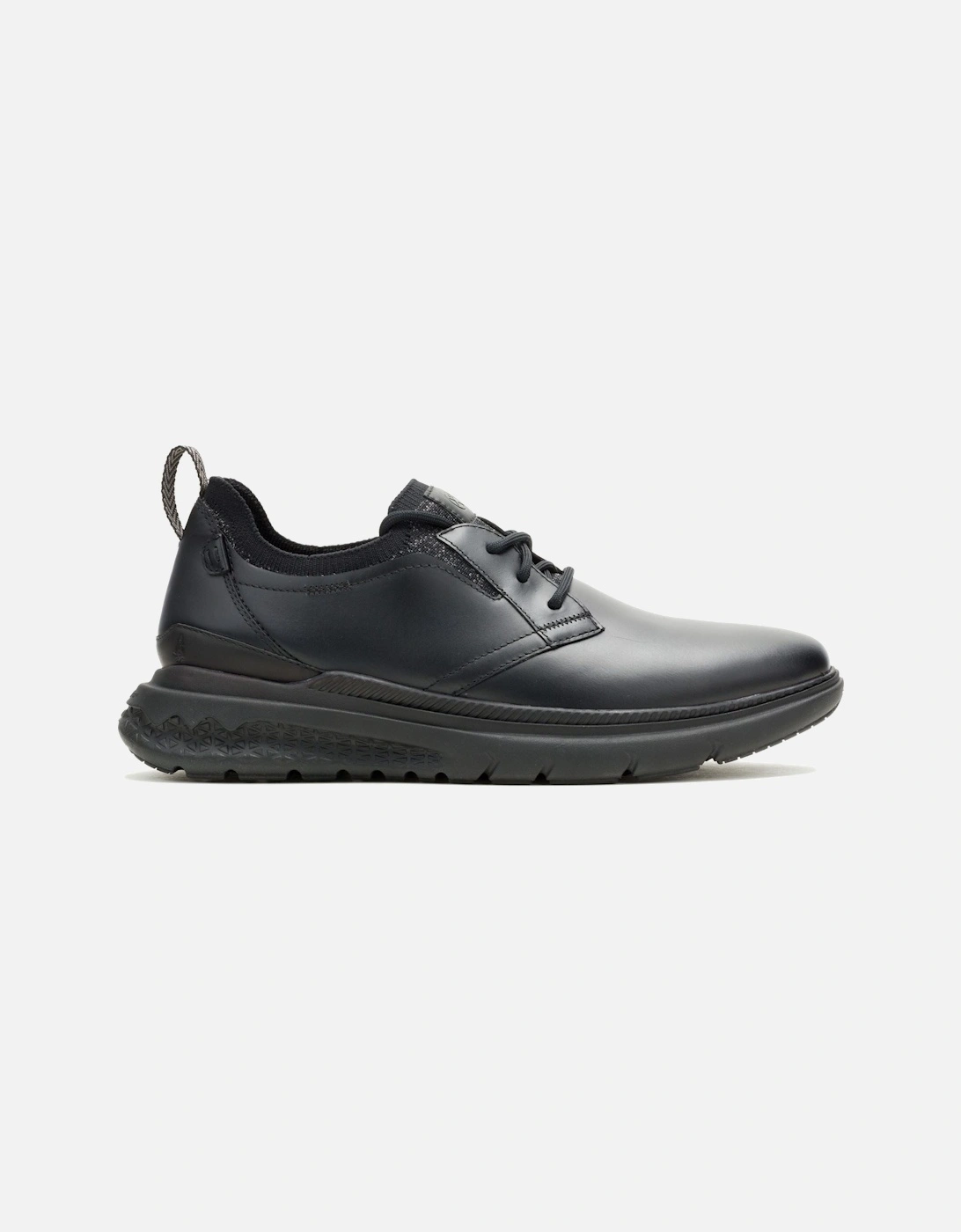 Excel Leather Men's Black/Black Lace-Up Shoes