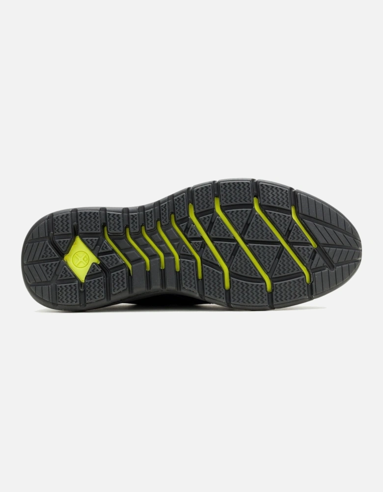 Excel Leather Men's Black/Black Lace-Up Shoes