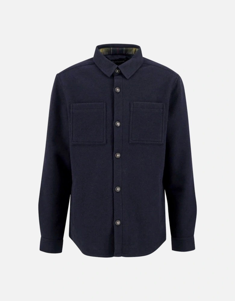 Marlow Wool Overshirt NY72 Navy