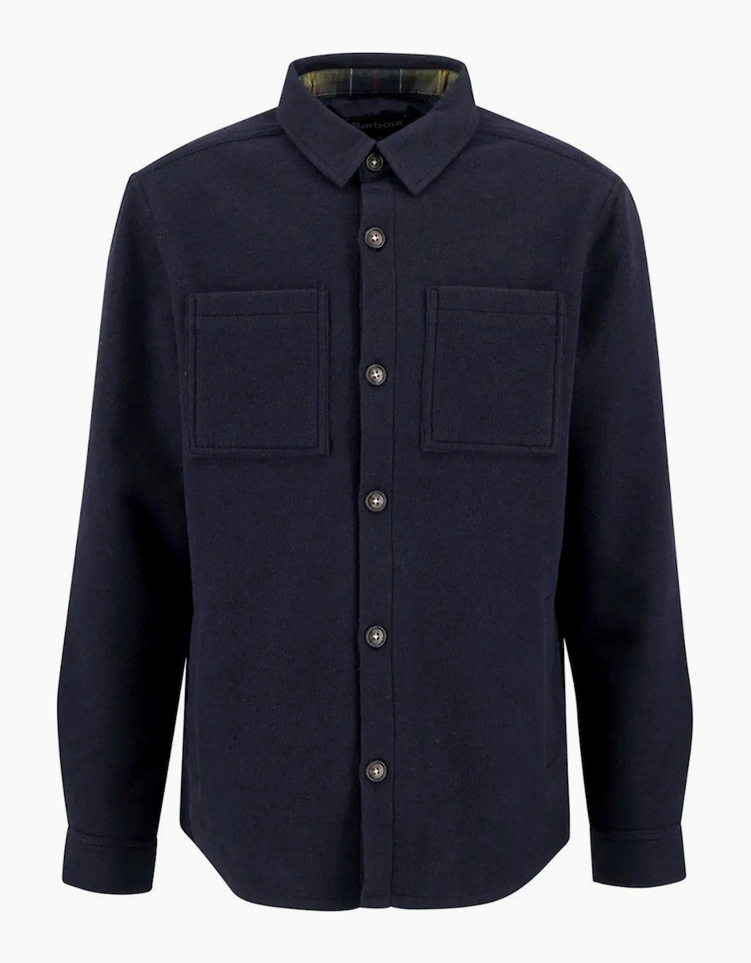 Men's Barbour Marlow Wool Overshirt NY72 Navy - Size: L