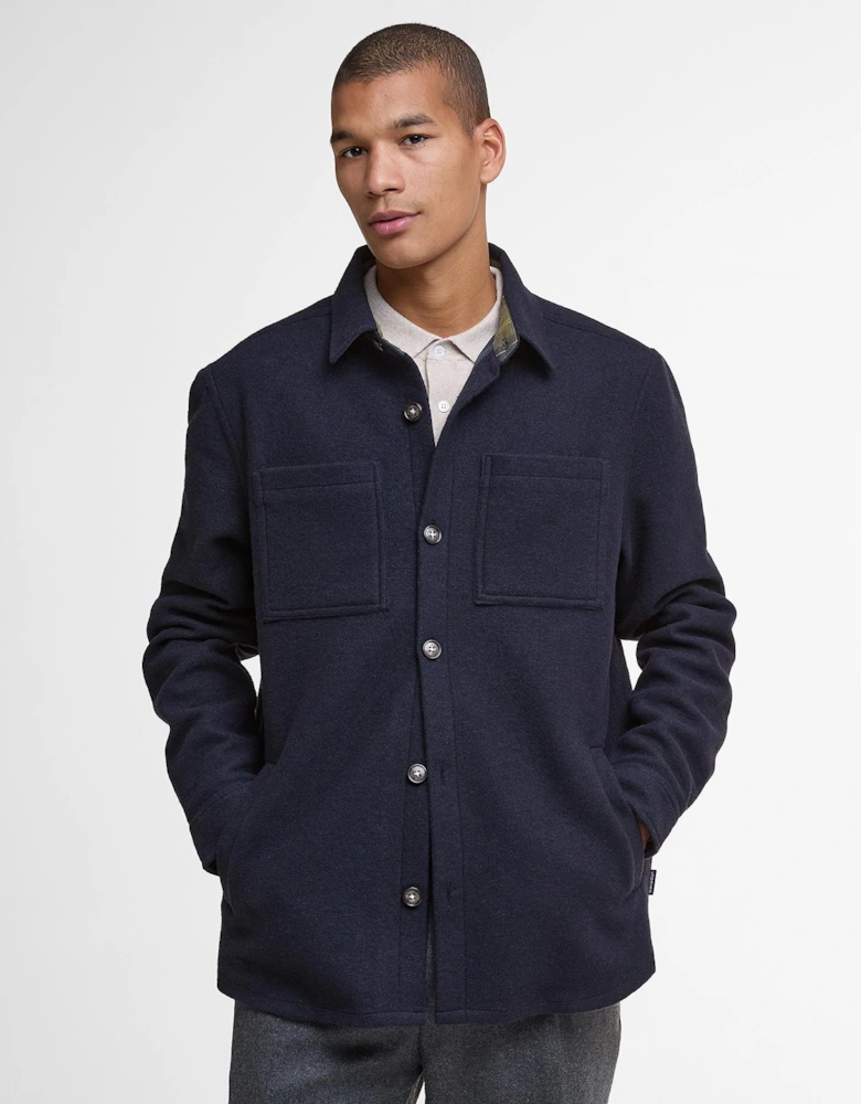 Marlow Wool Overshirt NY72 Navy