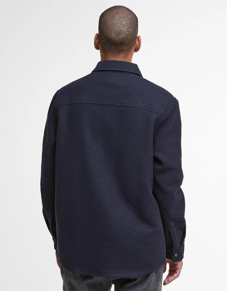 Marlow Wool Overshirt NY72 Navy