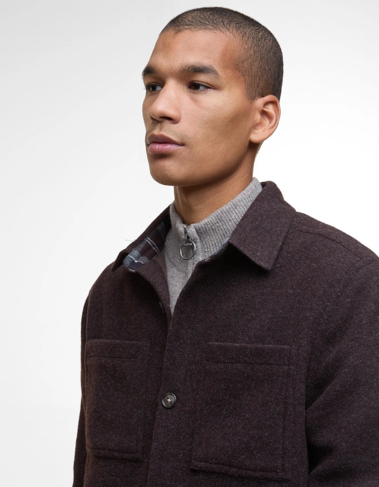 Marlow Wool Overshirt BR17  Brown