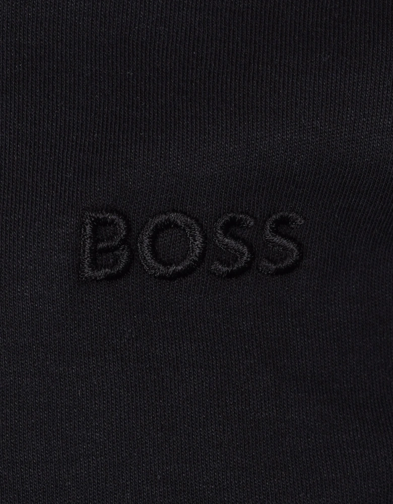 Boss Orange Interlock Polo Black
