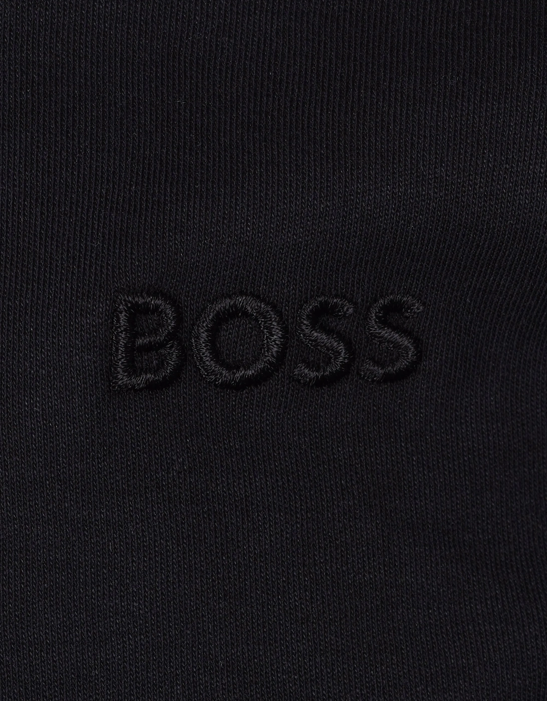 Boss Orange Interlock Polo Black
