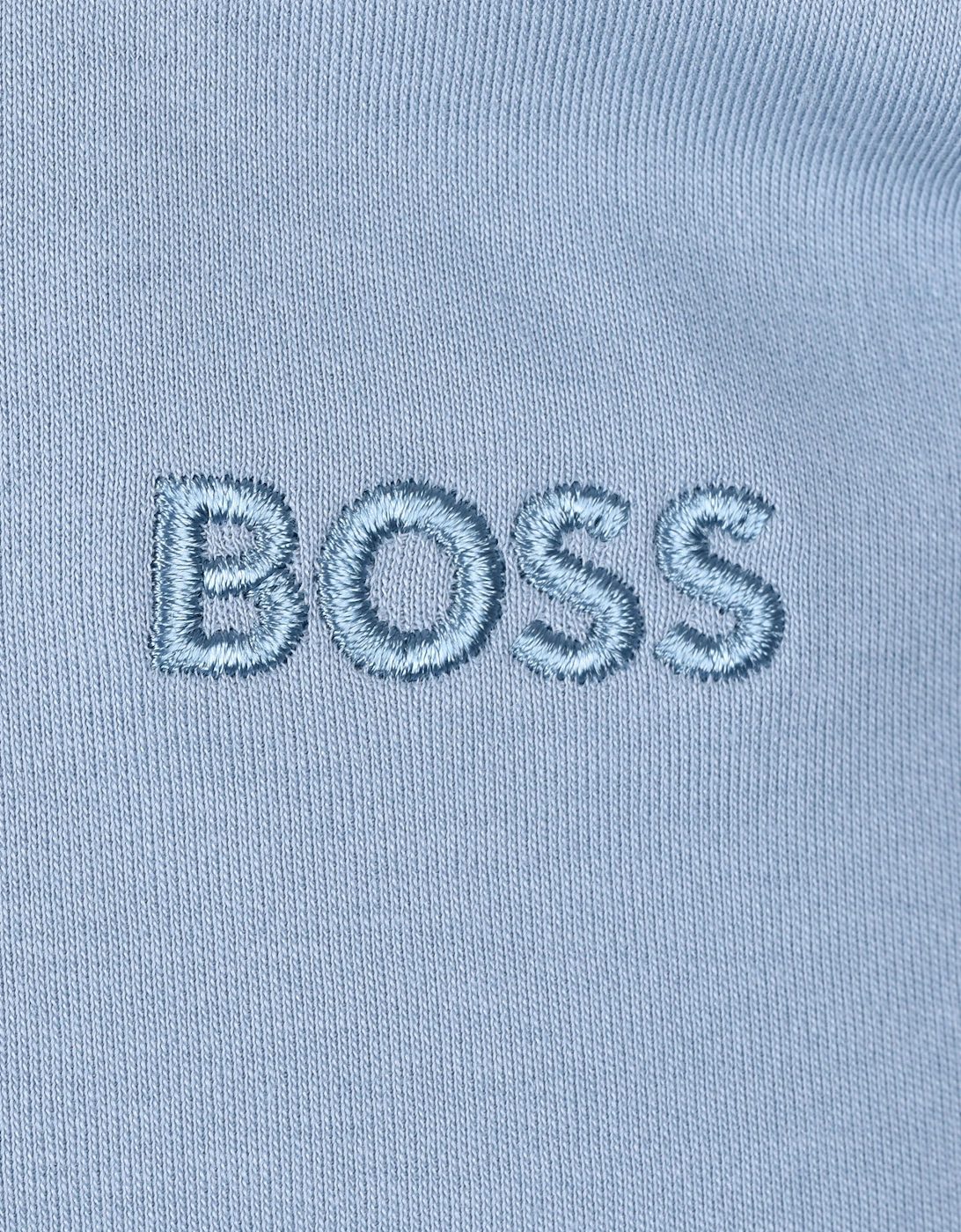 Boss Orange Interlock Polo Light Pastel Blue