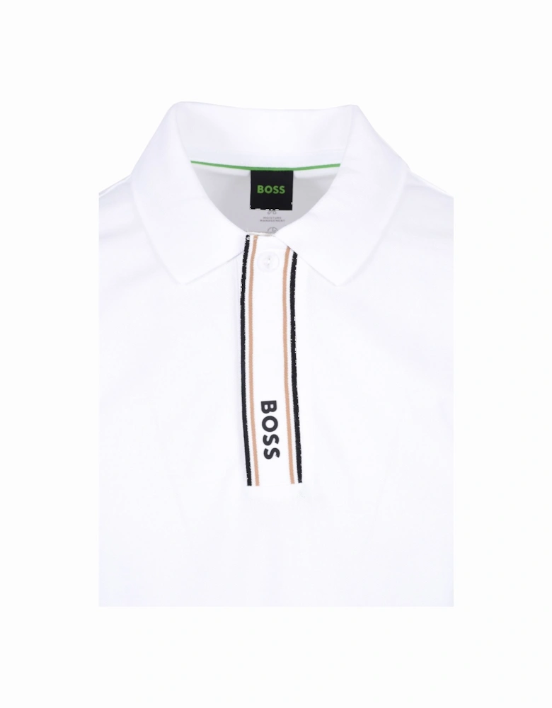 Boss Green PL Paddy Polo White