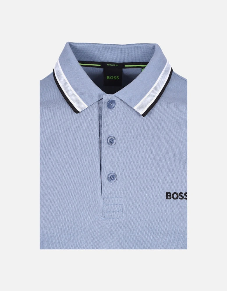 Boss Green Paddy Polo Open Blue