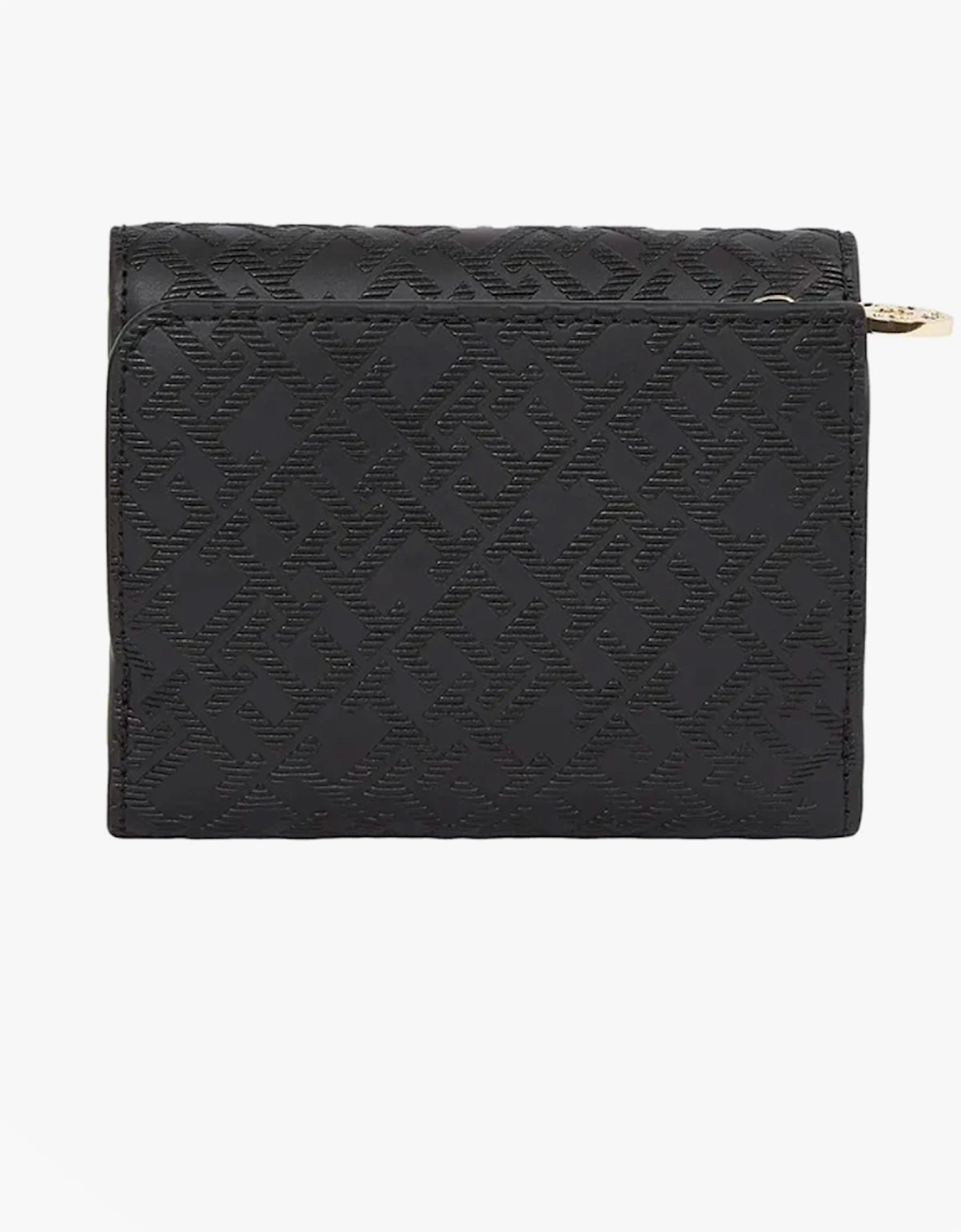 Womens Monogram Trifold Wallet Black